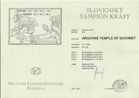 Slovenský šampion (Slovakian Champion)